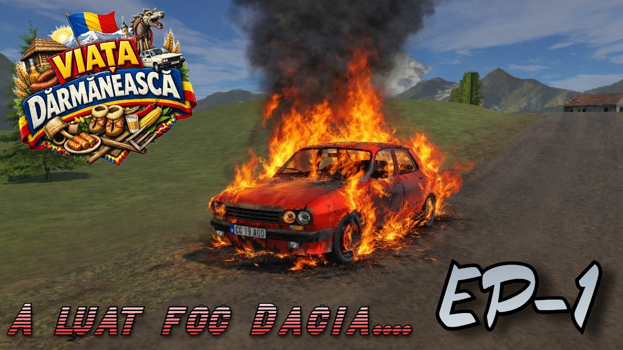 Viata Darmaneasca│A luat foc dacia....