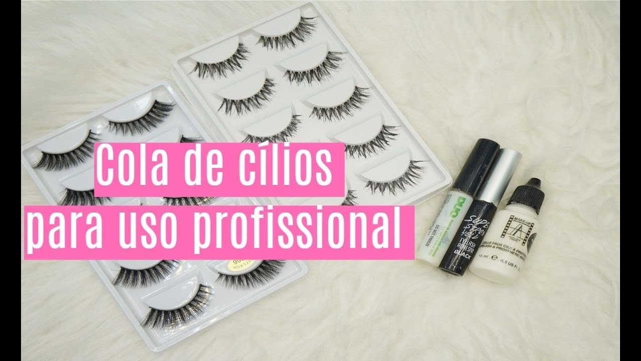 Cola de cílios para uso profissional - Pode usar Acrilex em clientes?