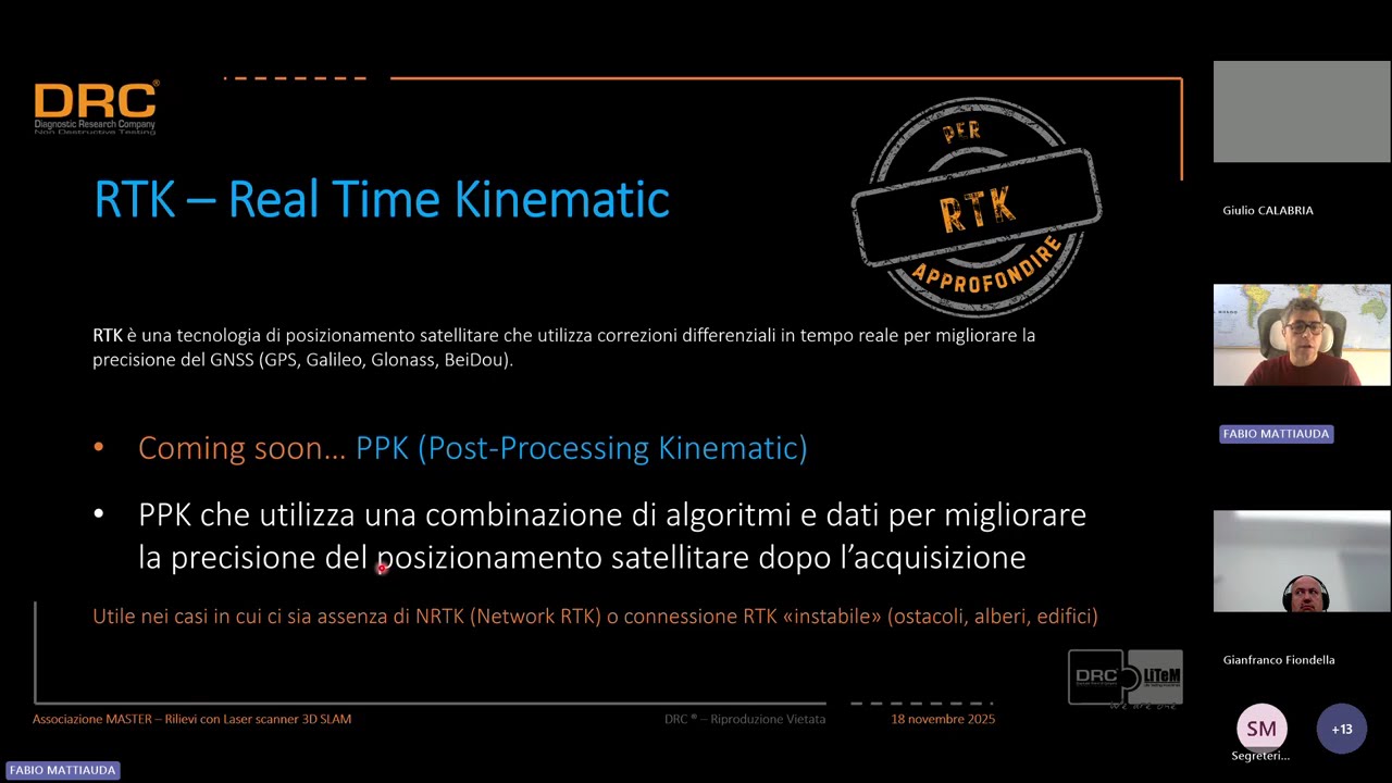 Webinar Master - DRC: “RILIEVI CON LASER SCANNER 3D SLAM”