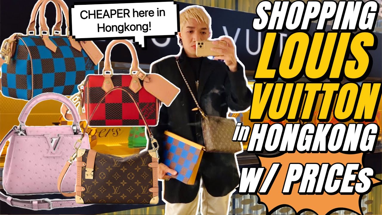 HONGKONG Day 4: SHOPPING at LOUIS VUITTON in HONGKONG (w/PRICEs). Its CHEAPER to SHOP in HONGKONG