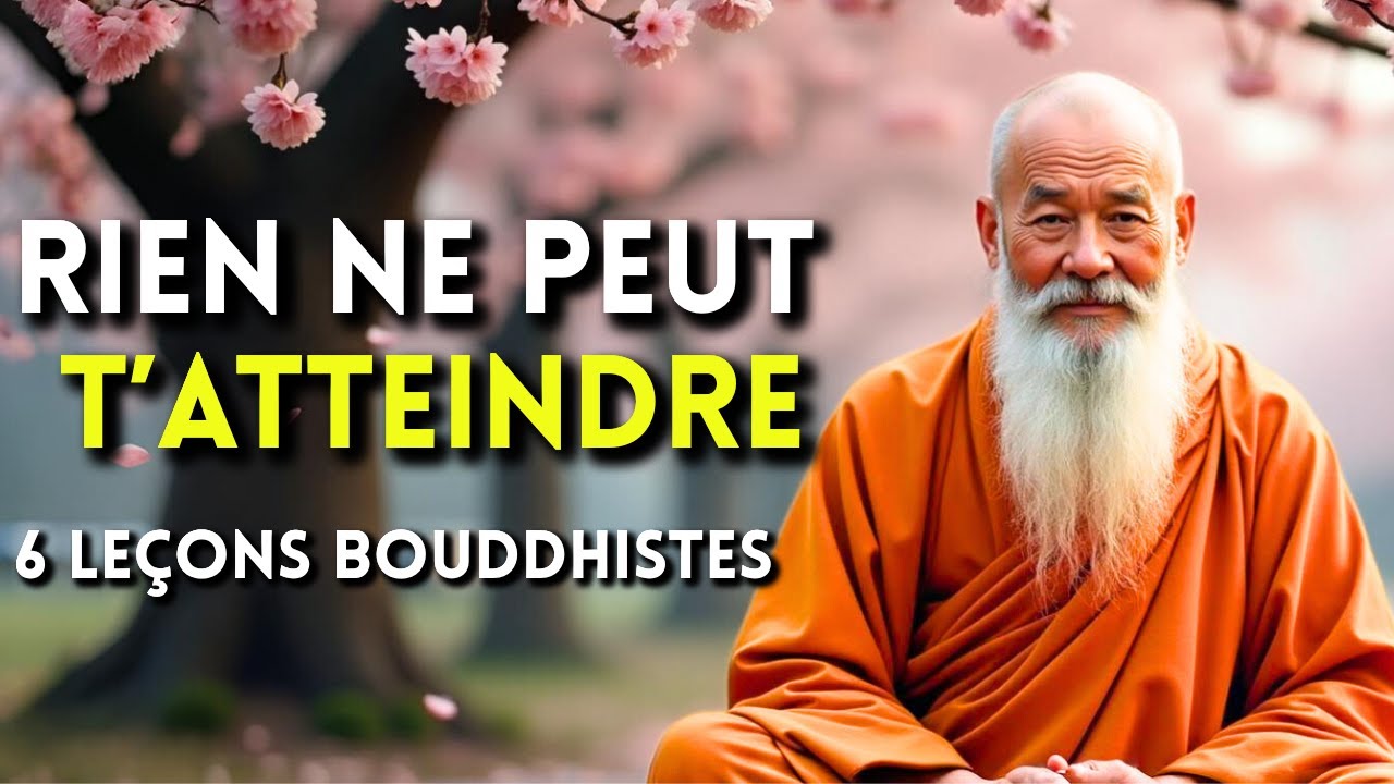 Que rien ne puisse plus t’atteindre : 6 leçons bouddhistes puissantes
