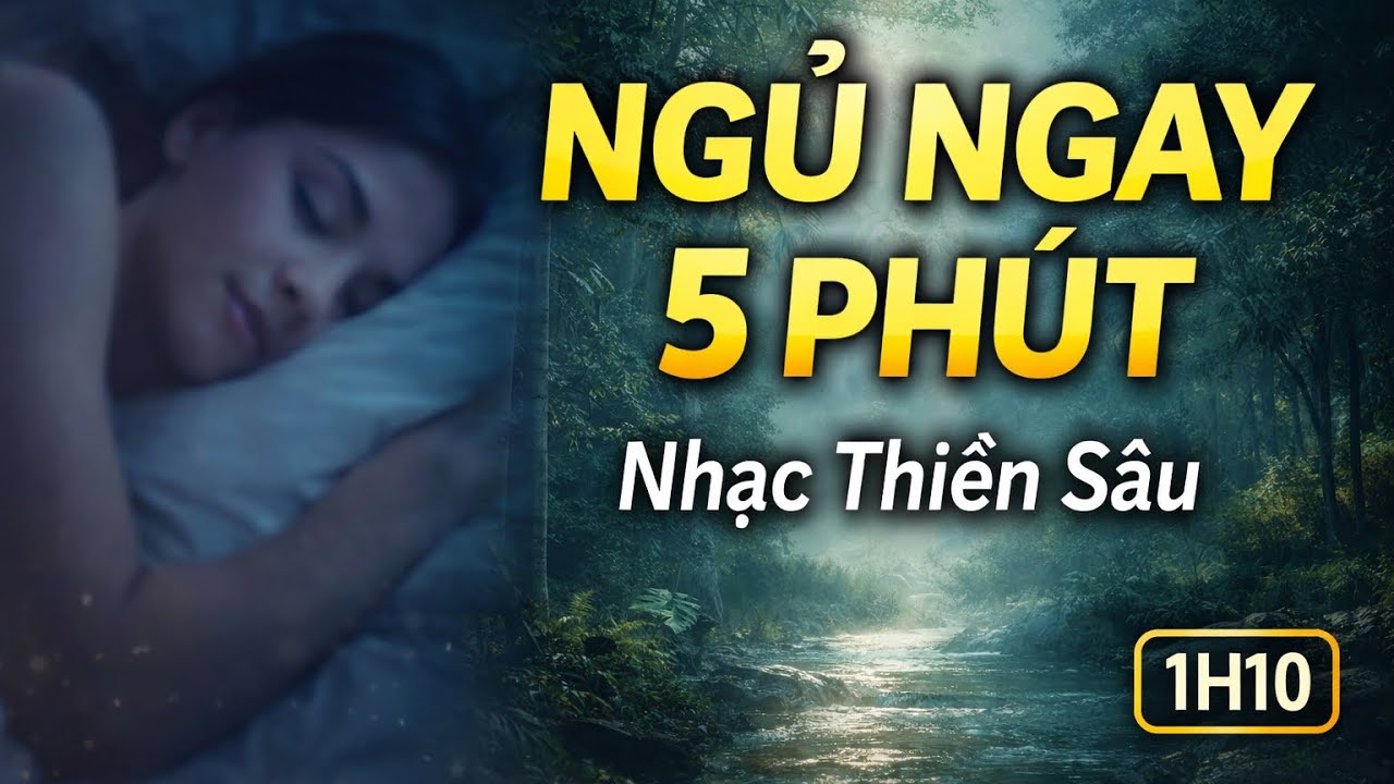 Nhạc Thiền Dễ Ngủ 1 Giờ 10 Phút | Nhạc Không Lời Giúp Ngủ Ngon Và Tịnh Tâm