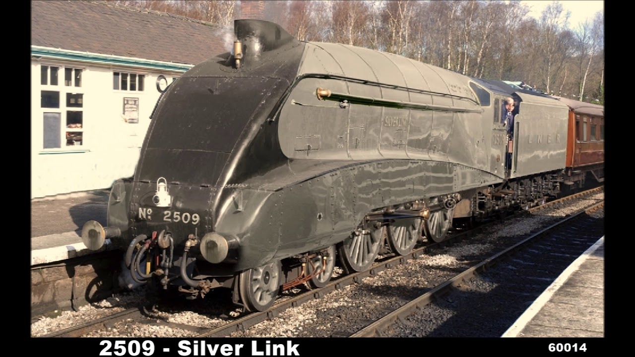 Streamlined steam locomotives with classical music