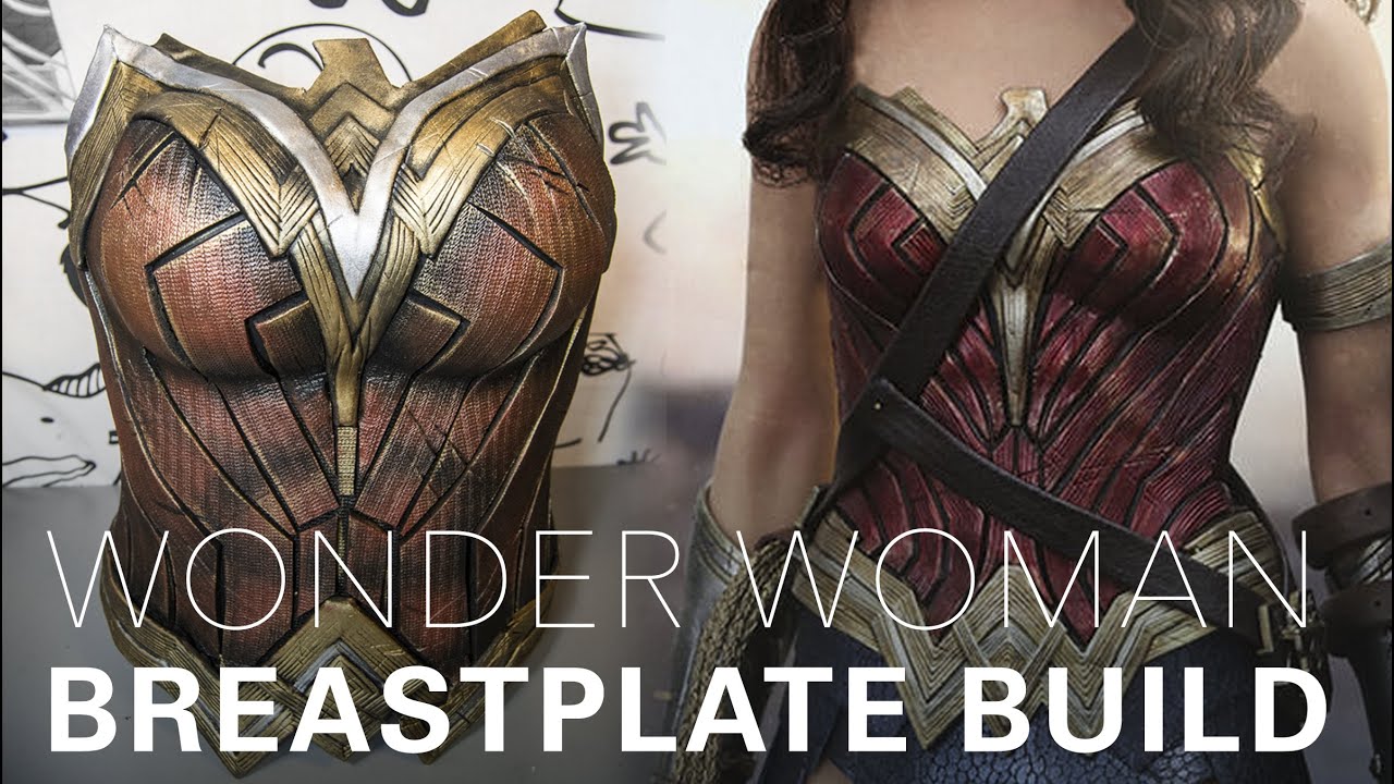 Wonder Woman cosplay breastplate tutorial by Gladzy