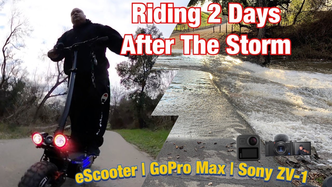 HELLYER PARK SCOOTER RIDE AFTER BAY AREA STORM | GOPRO MAX | SONY ZV-1 VLOG