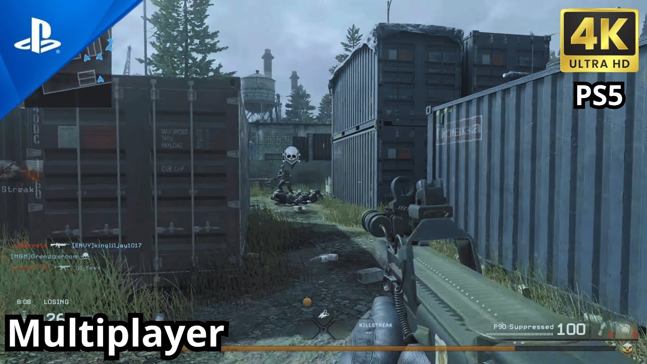 Modern Warfare Remastered Multiplayer: Shipment and Beach Bog | Gameplay PS5 4K (No Commentary)