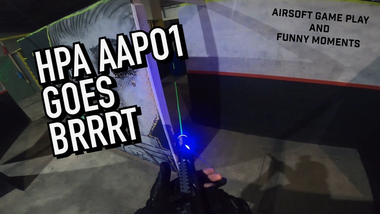 HPA AAP01 antics at Lagan Airsoft Club