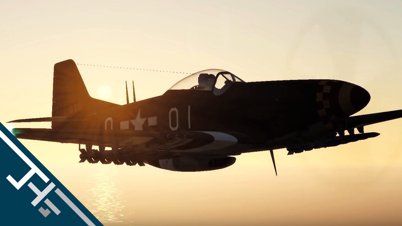 DCS: P-51D - Hit and Run ground attack [Train and Vehicles]
