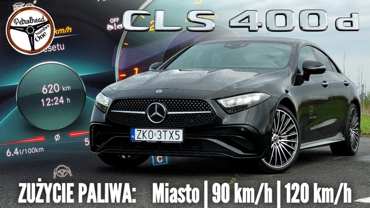 2022 Mercedes CLS400d C257 | Test zużycia paliwa. 9G-tronic robi robotę.