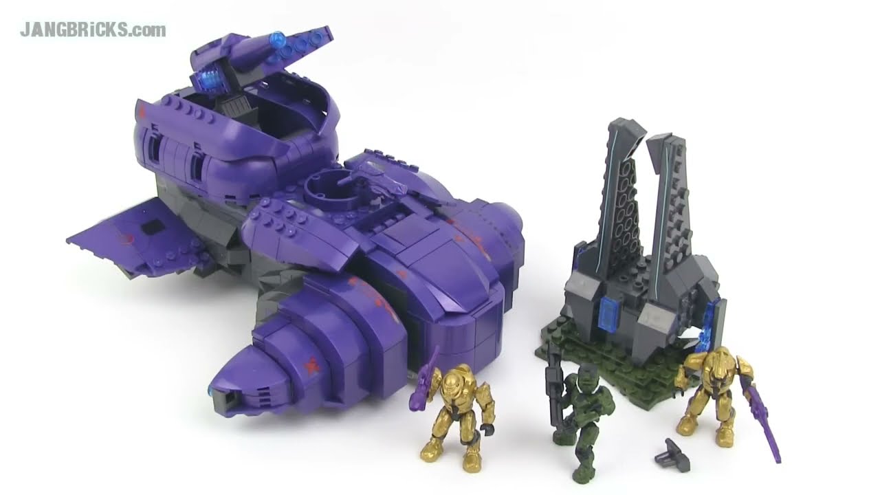 Обзор набора Mega Bloks Halo 97014 Covenant Wraith! 20130918