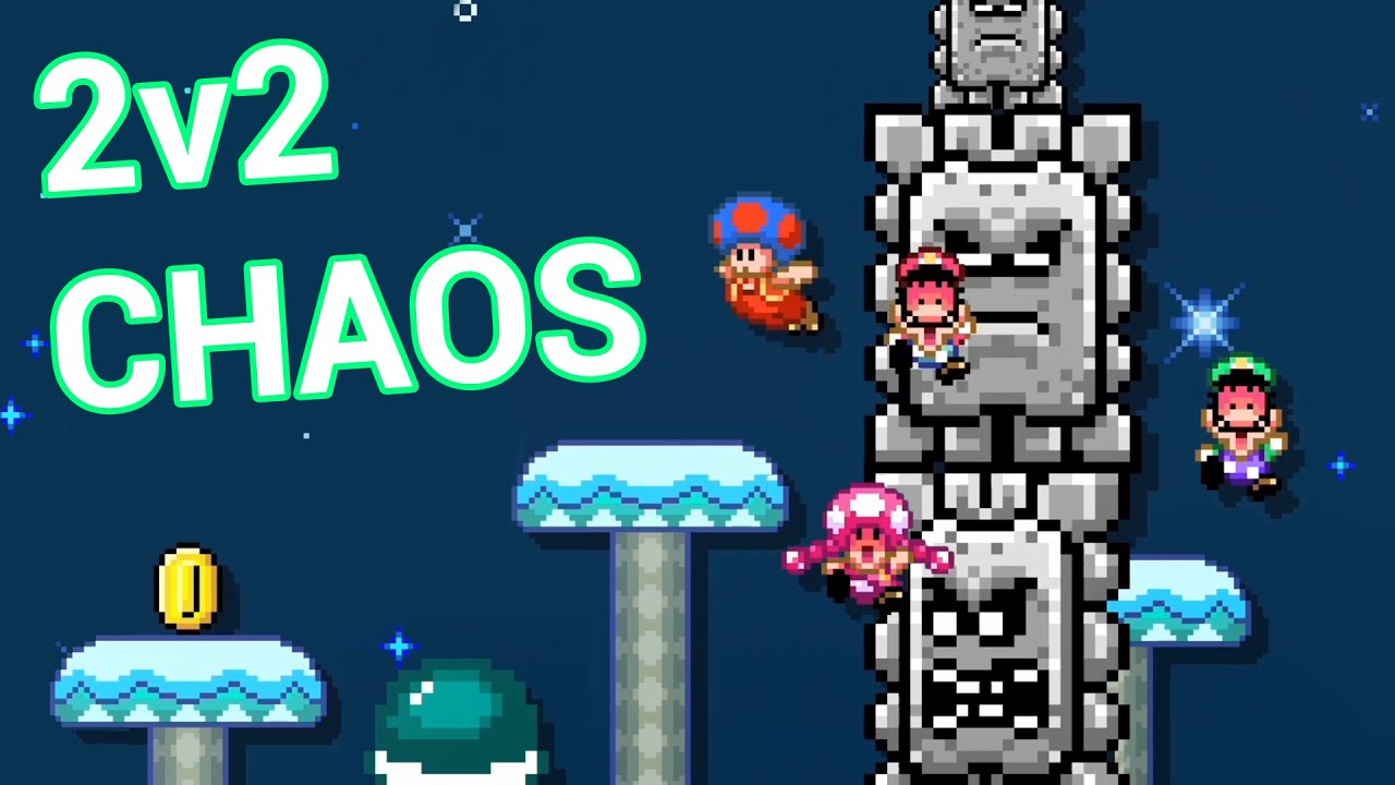 Having DESBUG as a Teammate was...Quick — Mario Maker 2 Multiplayer Versus w/ RedFalcon & raysfire