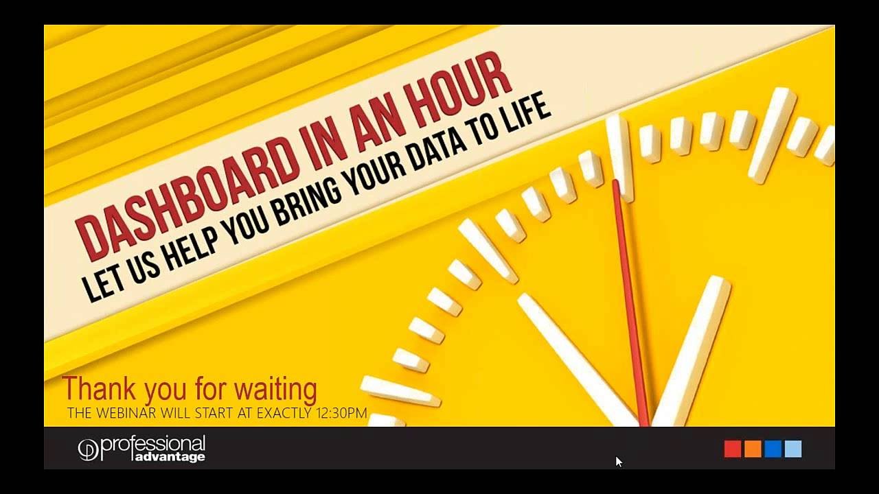 Microsoft Power BI Webinar -  Dashboard In An Hour