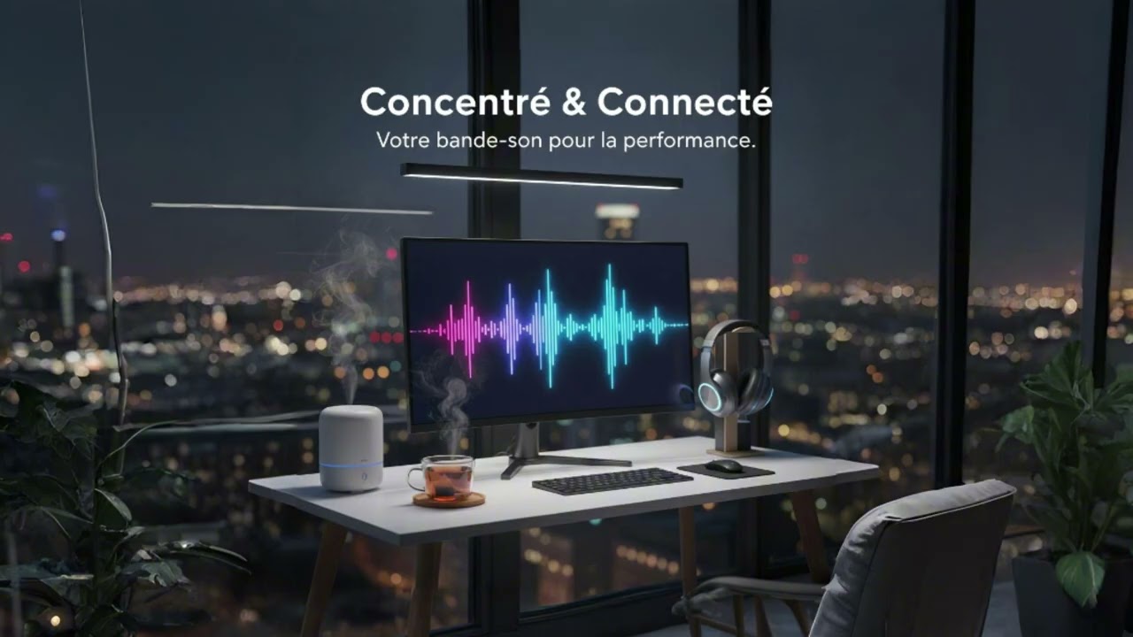 🌌✨ Musique Relaxante pour se Concentrer | 🎶 Fond sonore pour &Eacute;tudier et Travailler 💻
