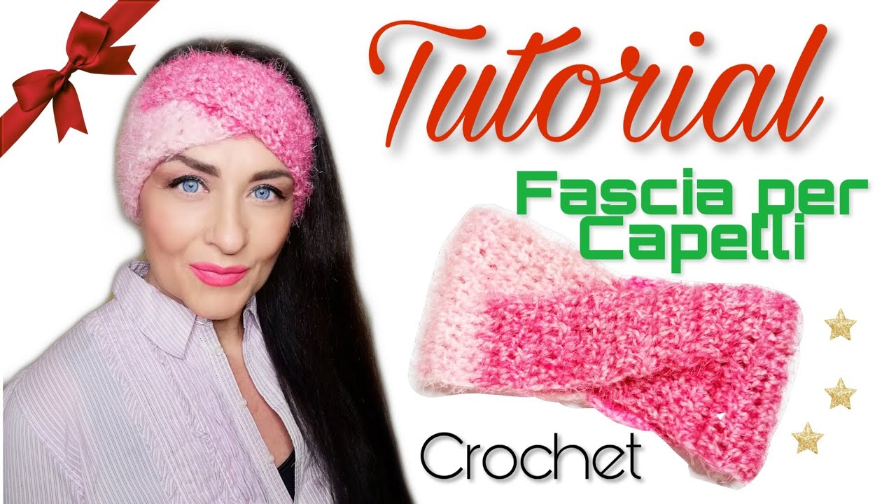 Tutorial Fascia per capelli Soffice   - Paraorecchie uncinetto