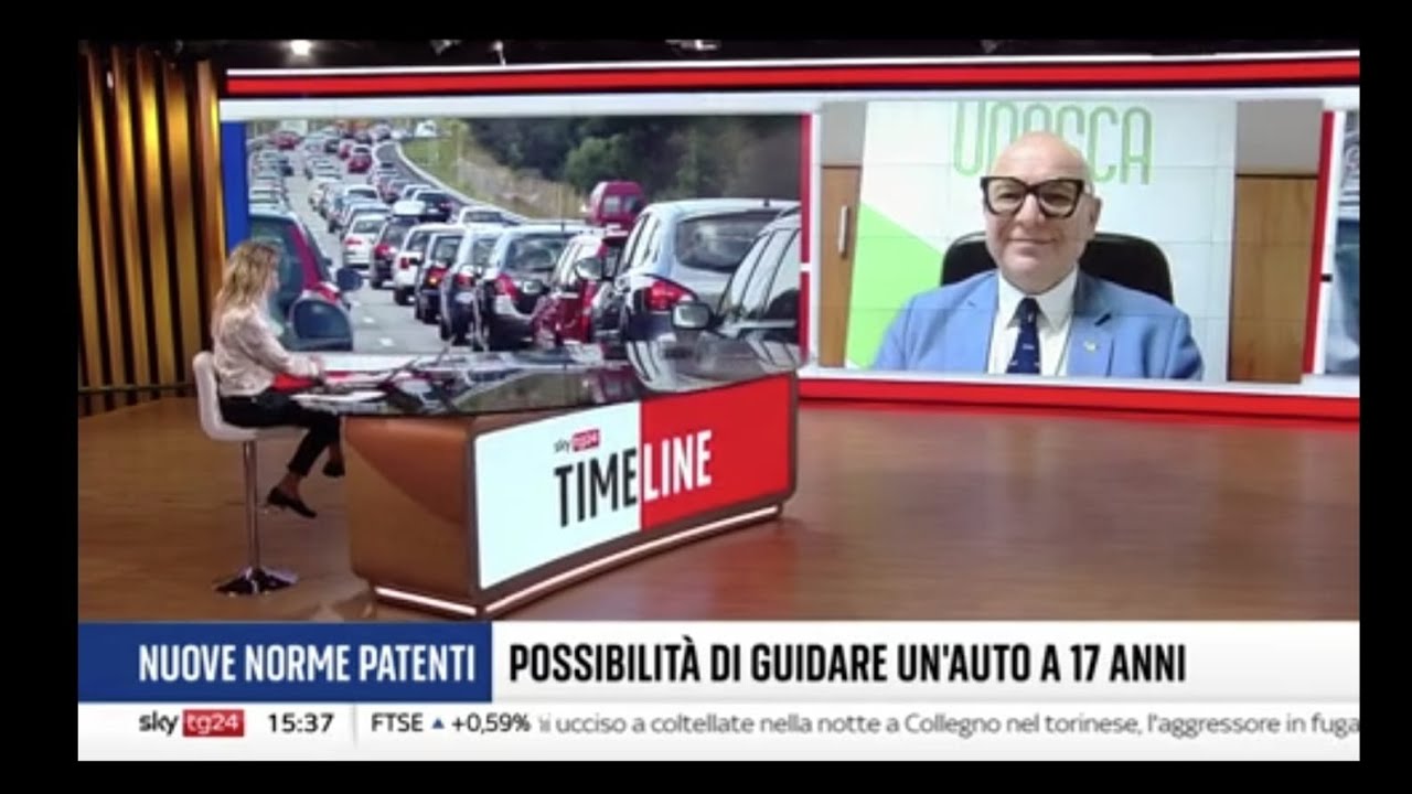 23-10-2025 SKYTG24 TIMELINE1530 - Nuova direttiva patenti: patente B a 17 anni