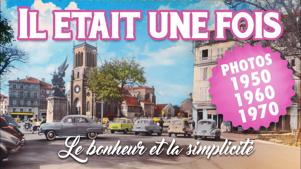 NOSTALGIE DES ANNEES 50-70 : voitures et cartes postales vintage