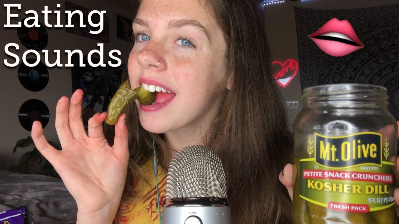 ASMR Eating Pickles & Takis