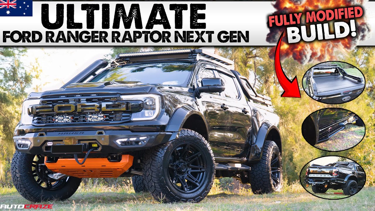 Ford Ranger Raptor Next-Gen 2024🔥FULLY MODIFIED BUILD w/ Unique HAMER Mods & New Roller Shutter!