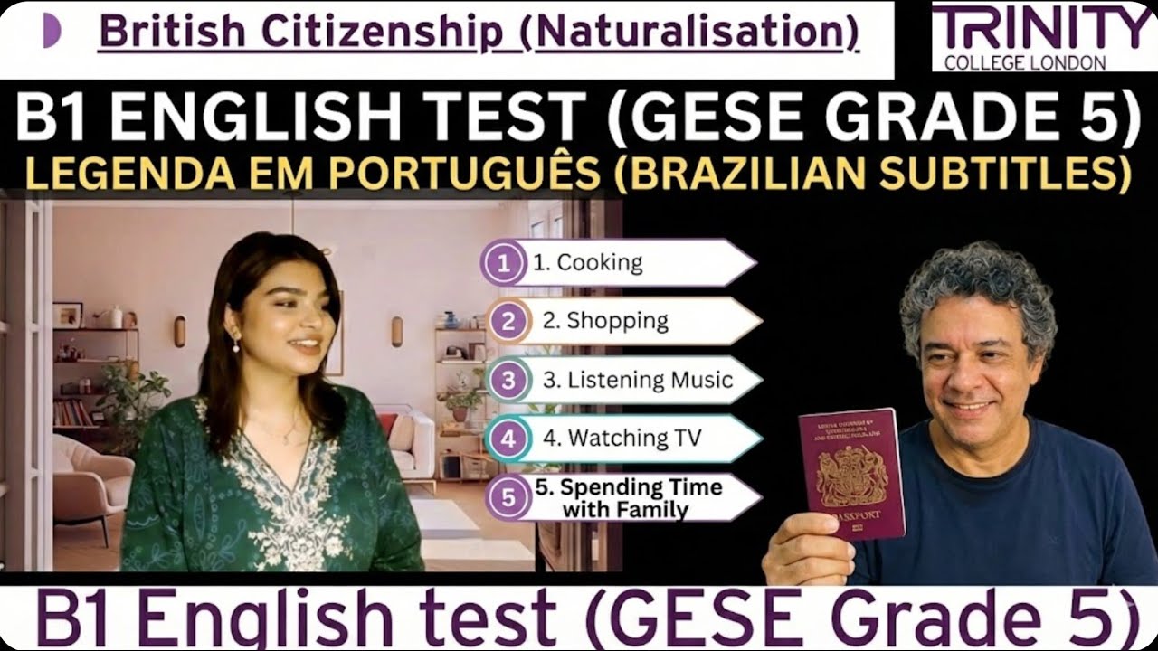 B1 English Test (GESE Grade 5) | SELT British Citizenship| Trinity College London ILR UK
