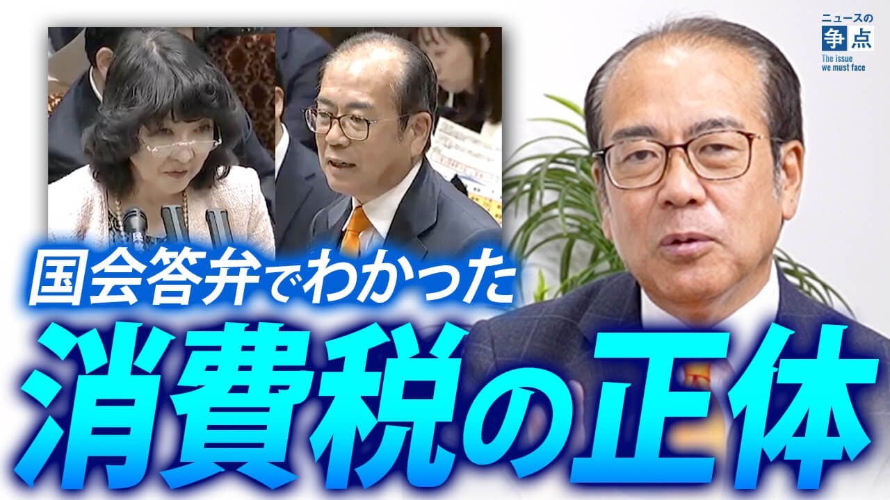 片山さつき大臣との国会答弁でわかった消費税の正体（参議院議員 / 税理士 あんどう裕）【ニュースの争点】