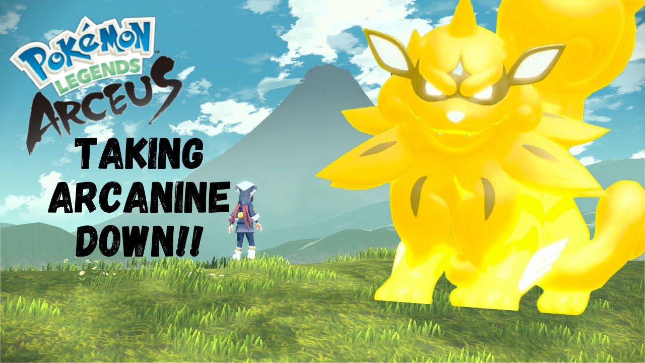 Defeating Arcanine |  Pokemon Legends Arceus