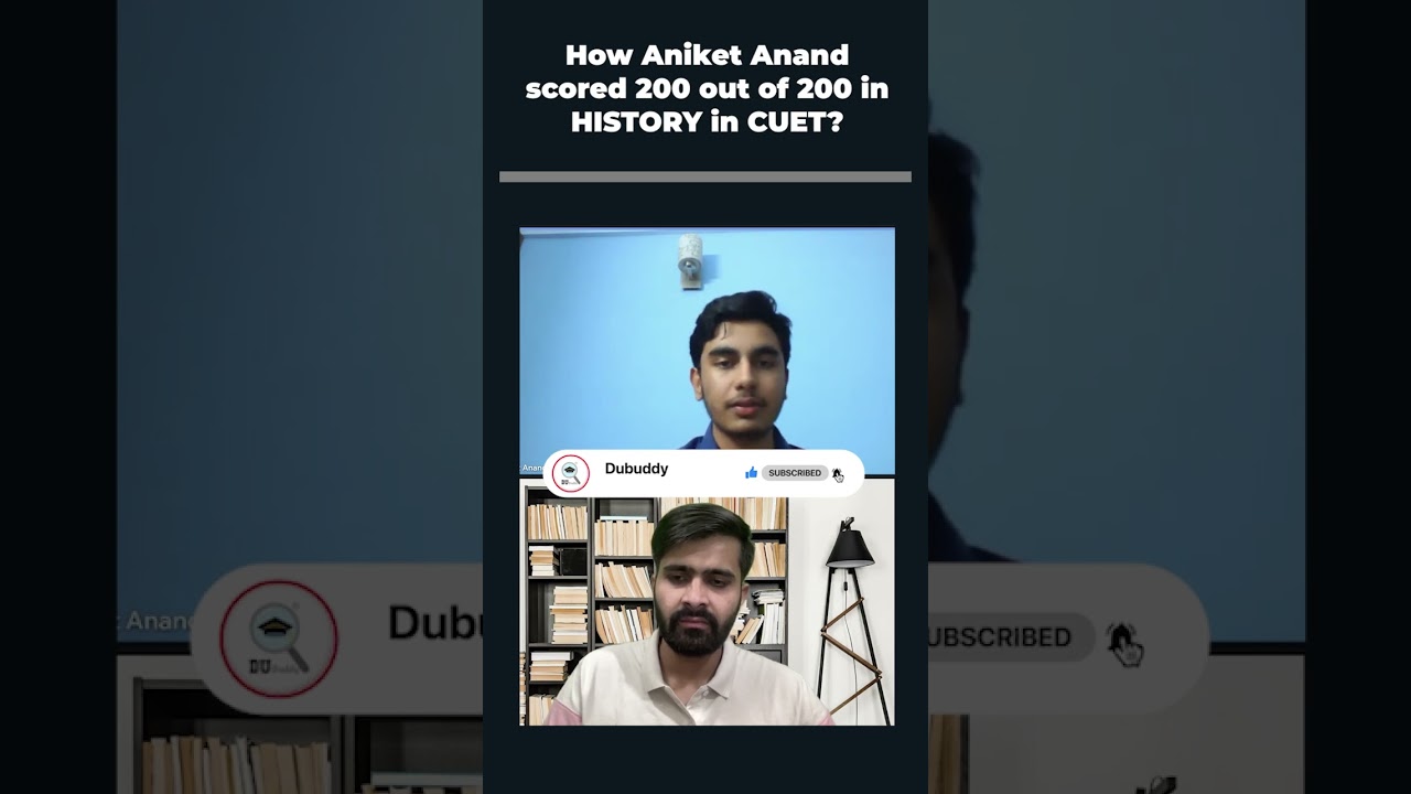 How to score 200/200 in History?#cuet#cuet2023