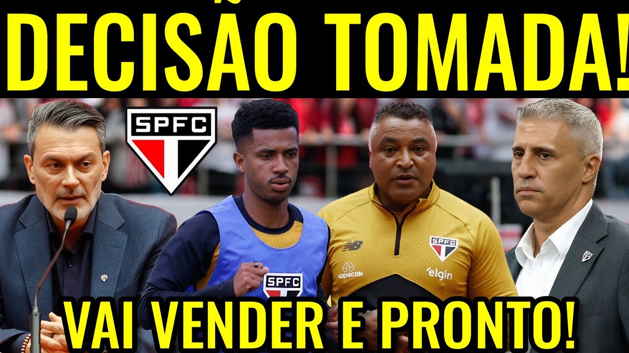 TUDO MUDOU COM ESSE VEREDITO AGORA! SÃO PAULO BATE O PÉ E ACABA DE DECIDIR POR VENDA IMEDIATA 