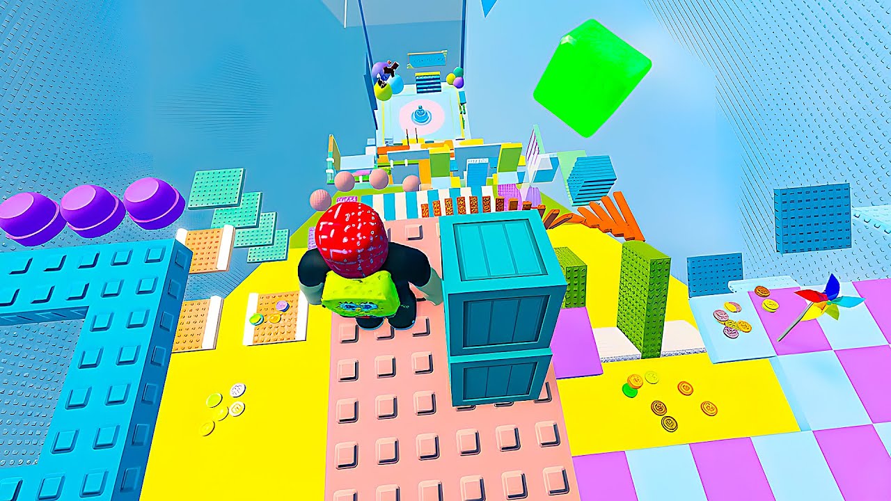 ROBLOX PARKOUR Gameplay No Copyright 4K 60fps | Roblox Gameplay No Copyright | Copyright Free | 64