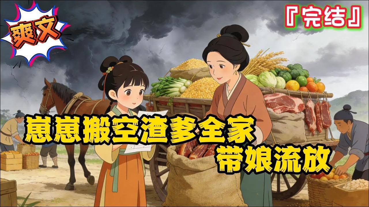 完结《崽崽搬空渣爹全家，带娘流放》【流放+空间+虐渣+萌宝】临近流放，她果断搬空渣爹全家，外祖父一家看不上娘亲，那就搬空…  #种田 #古代言情 #爽文 #穿越 #小说 #空间 #系统 #萌宝 #流放