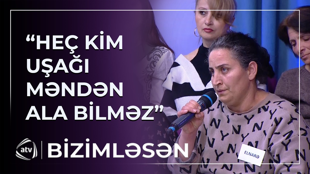 Uşağı əlimizdən almaq istəyirlər - Elnarə canlı efirdə özündən çıxdı / Bizimləsən
