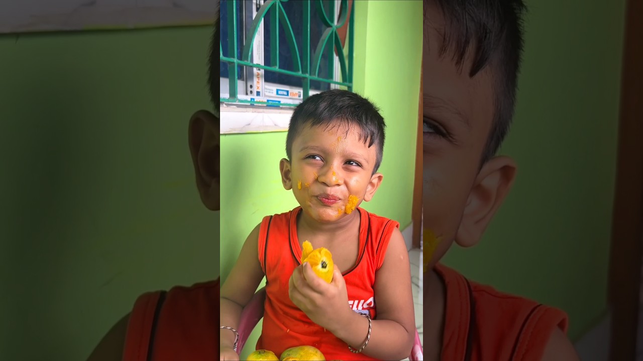 Jihan বাবুর আম 🥭 খাওয়া 🤪😱😂।#shorts #jihanshorts #jihan #comedy #funny #trendingshorts