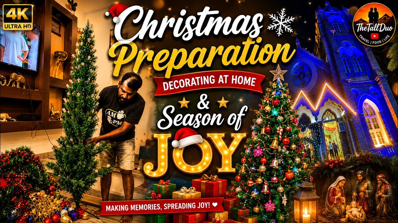 Christmas Preparation at Home | Christmas Home Decor | Carols Candle Light Service | Christmas Tree