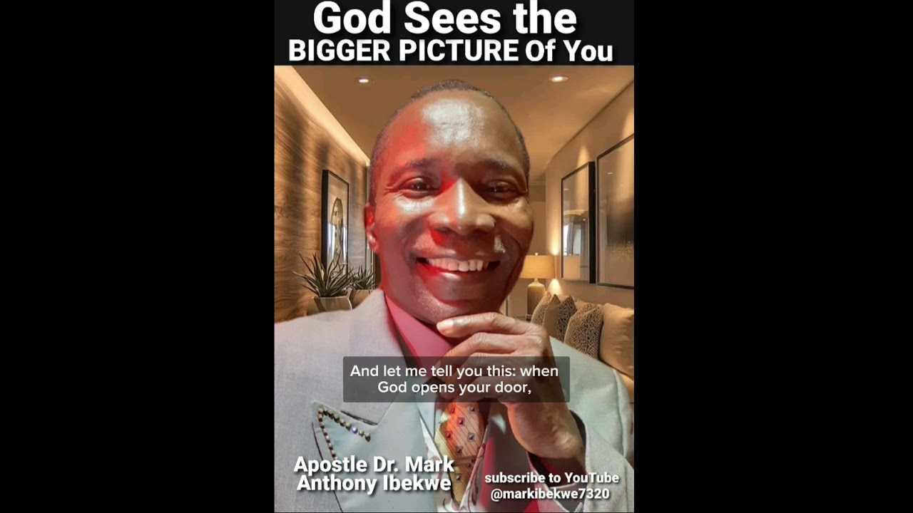 God Sees The Bigger Picture of You 