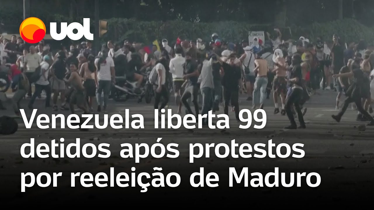 Venezuela liberta opositores de Nicol&aacute;s Maduro presos ap&oacute;s protestos contra a elei&ccedil;&atilde;o de 2024