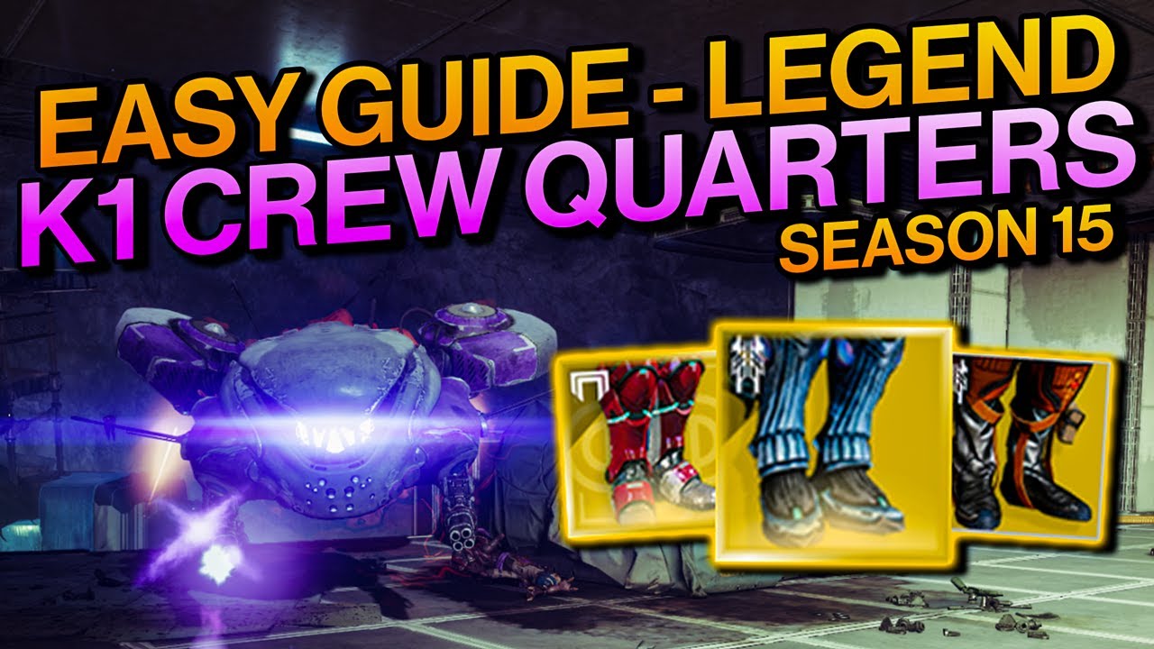 Destiny 2: Platinum K1 CREW QUARTERS Legend Lost Sector Guide - Simple & Easy - Season of the Lost