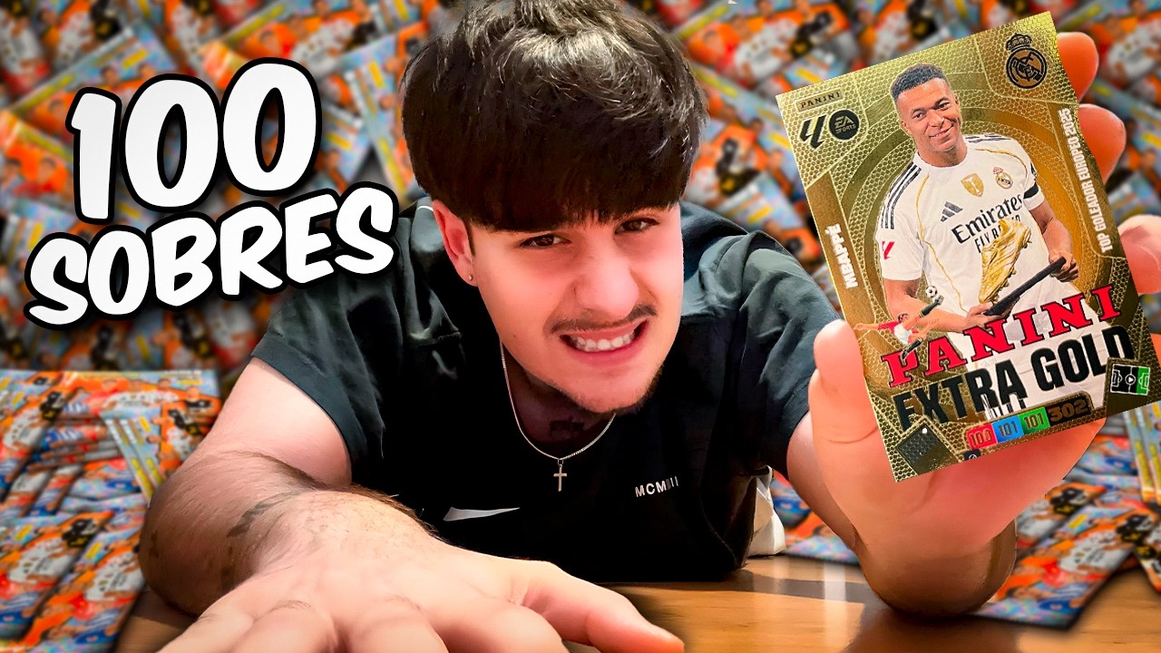 ABRÍ 100 SOBRES de ADRENALYN XL buscando la carta MÁS RARA de MBAPPÉ