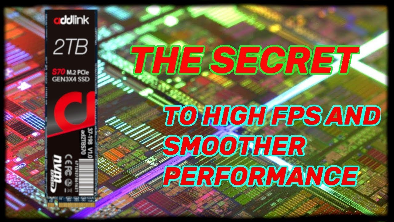 THE SECRET TO BOOSTING FPS AND PC PERFORMANCE, Nvme Ssd!