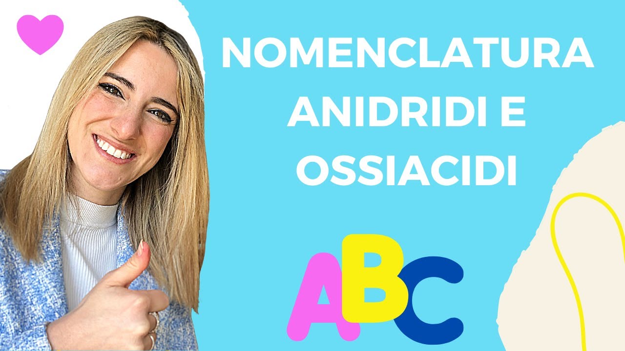 Nomenclatura anidridi e ossiacidi