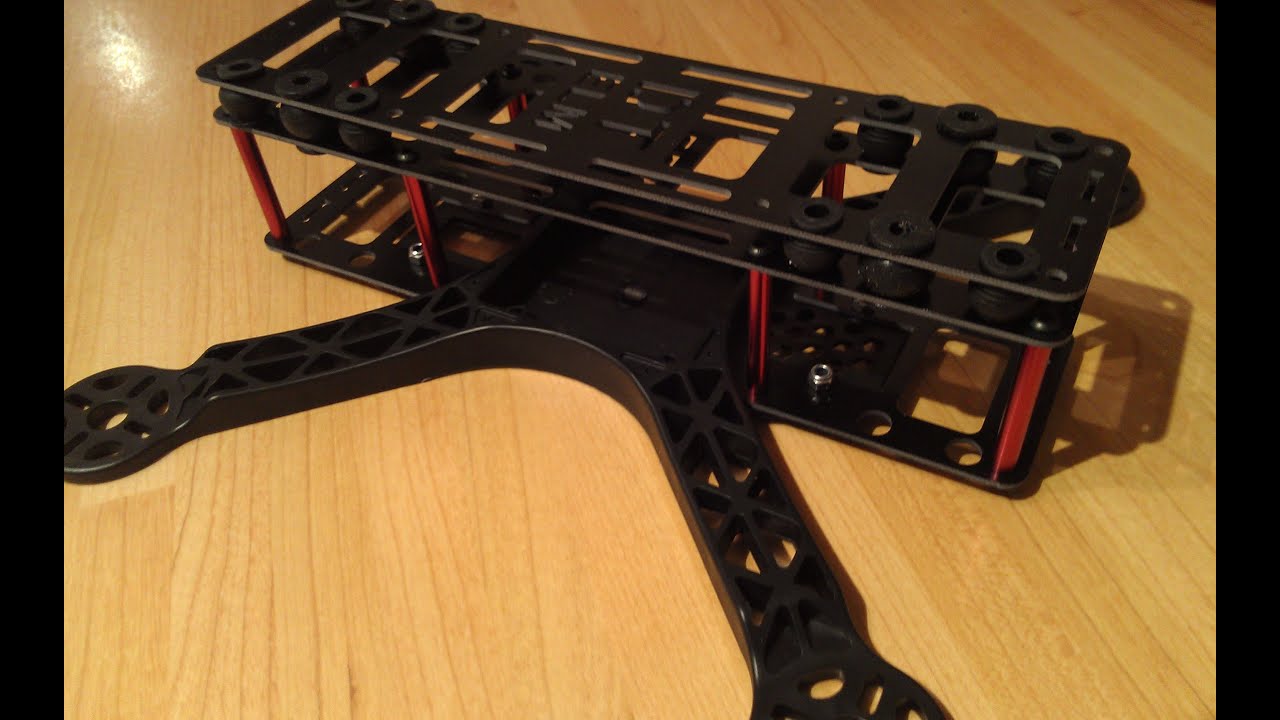 FPV250 V3 Test Flight - With Clean-Dirty Plate on Top