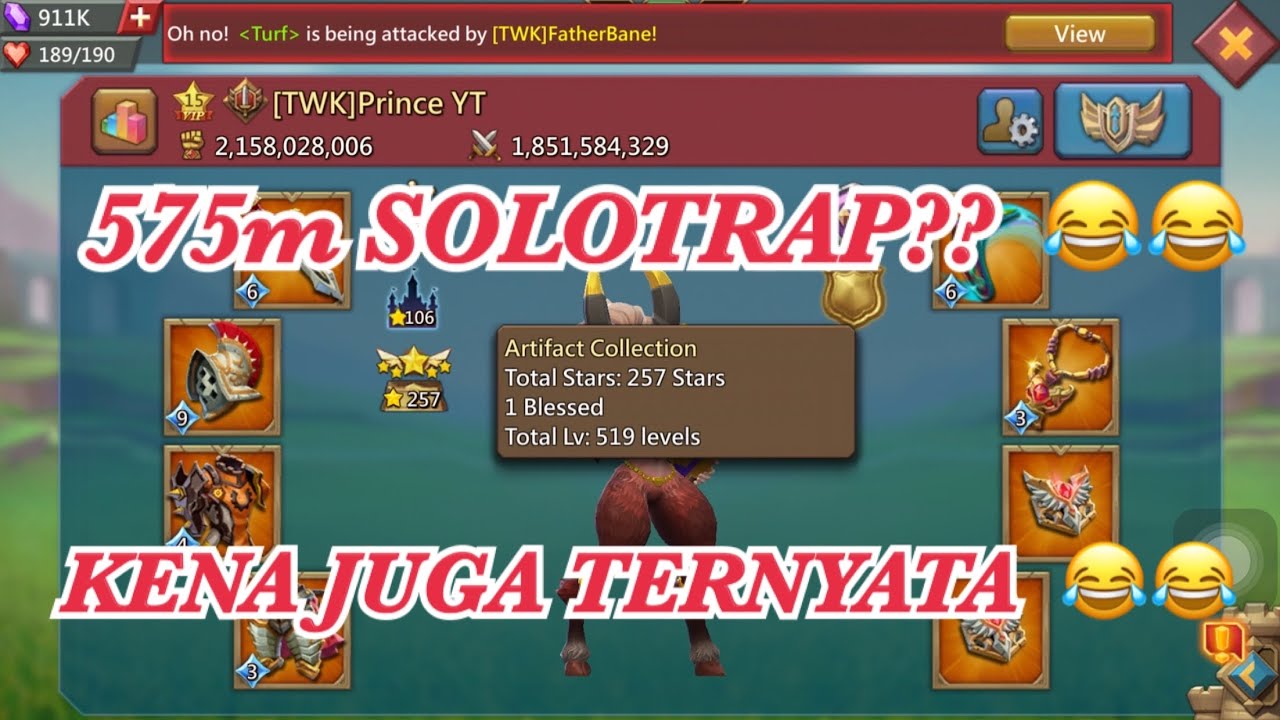 GRYP SOLOTRAP CAPPED WORTHY PRINCE WITH PURPLE LEADER AND FAKE GEAR‼️ ft. TWK, KM!, DWQ  LORDSMOBILE