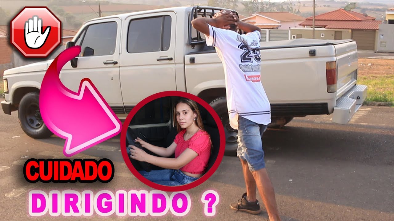 Aprender a Dirigir Descalço  Minha Amiga Chevrolet D20