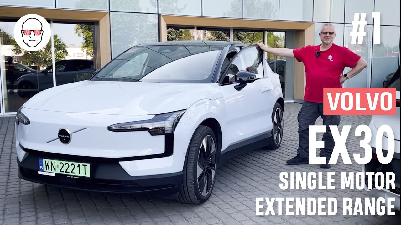 Volvo EX30 Single Motor ExR Ultra Długi dystans początek test PL Pertyn Ględzi