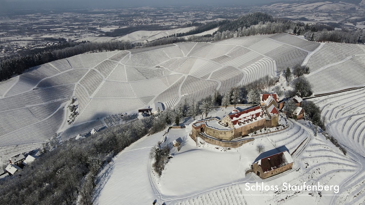 Snow white Durbach filmed with drone [4K]