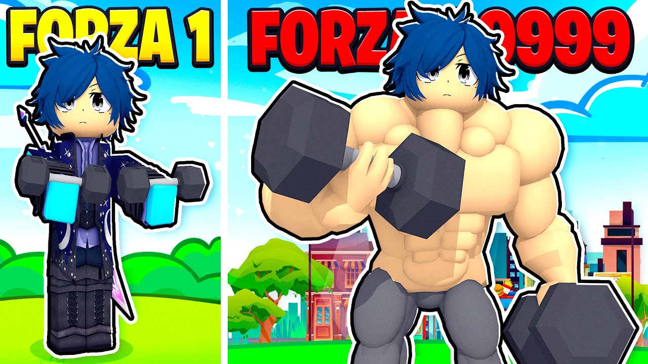 DIVENTO IL GIOCATORE PIÙ FORTE SU GYM LEAGUE! - ROBLOX