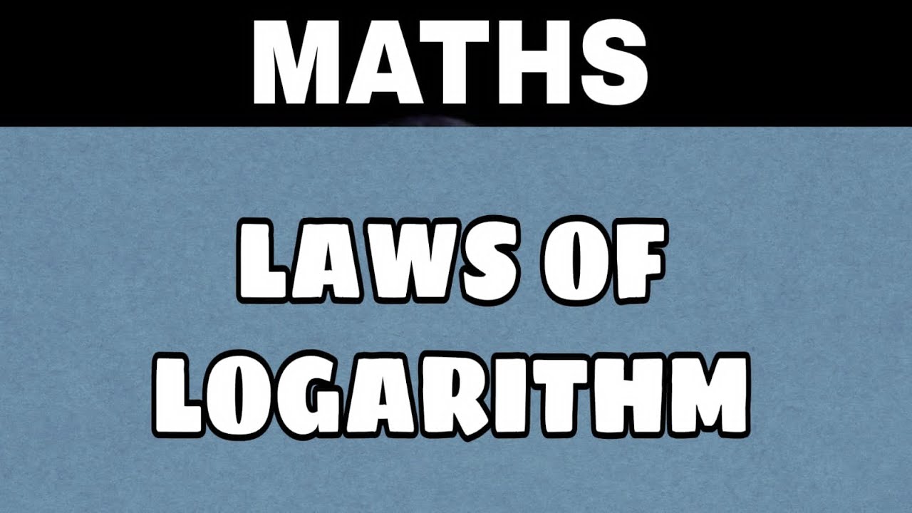 Laws of Logarithms || Logarithm Laws in Urdu/Hindi.