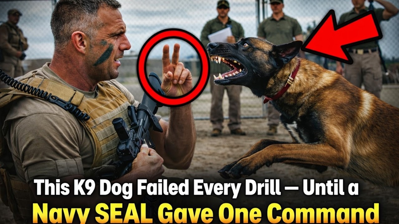 This K9 Dog Failed Every Drill — Until a Navy SEAL Gave One Command