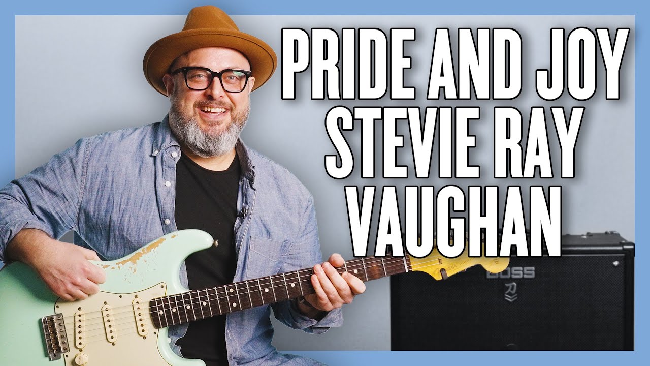 Урок игры на гитаре Стиви Рэй Вон SRV Pride And Joy + обучающее видео