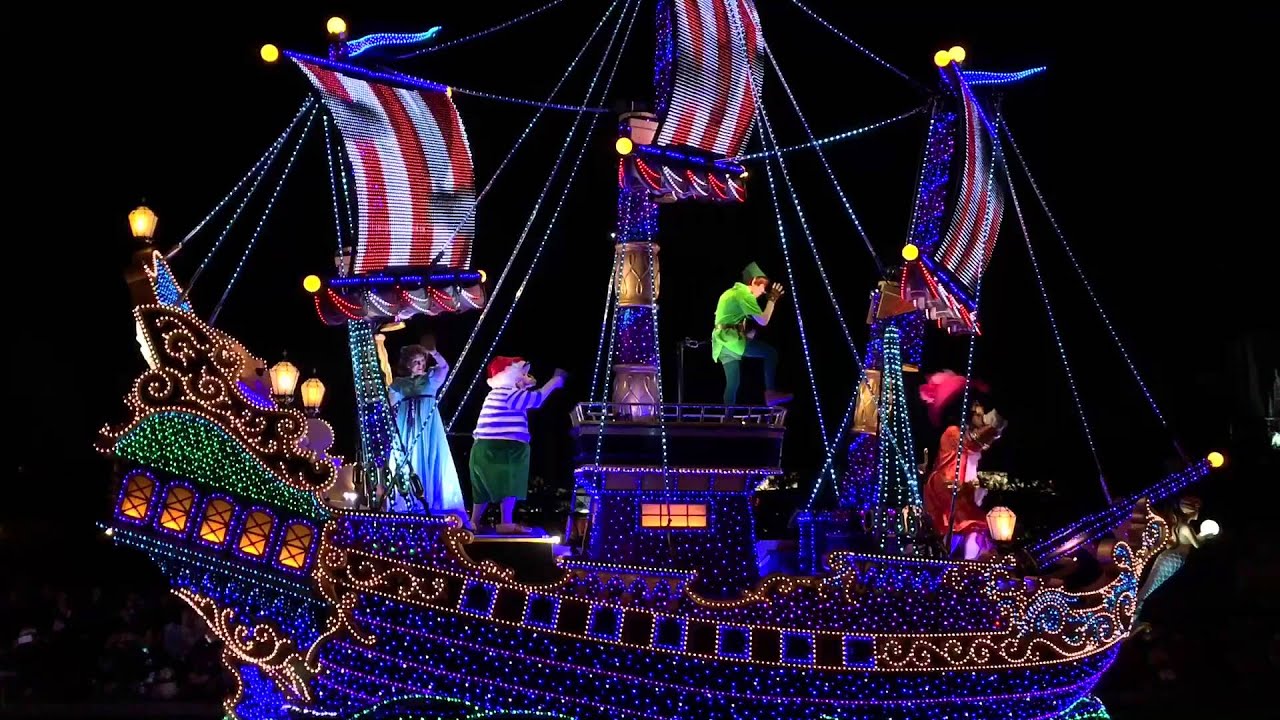 Tokyo Disneyland Electrical Parade DREAMLIGHTS Around The World With Mickey