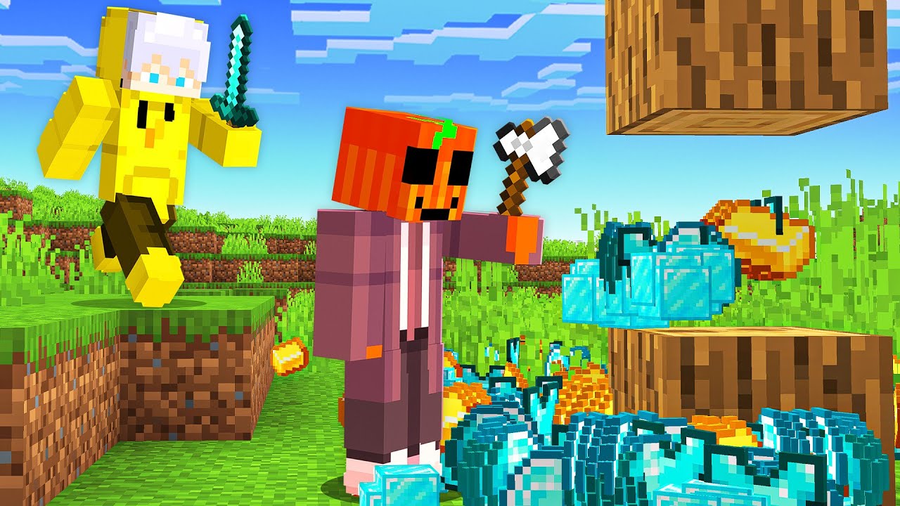 Cazador Vs. Jardred Con ARBOLES OP en Minecraft!