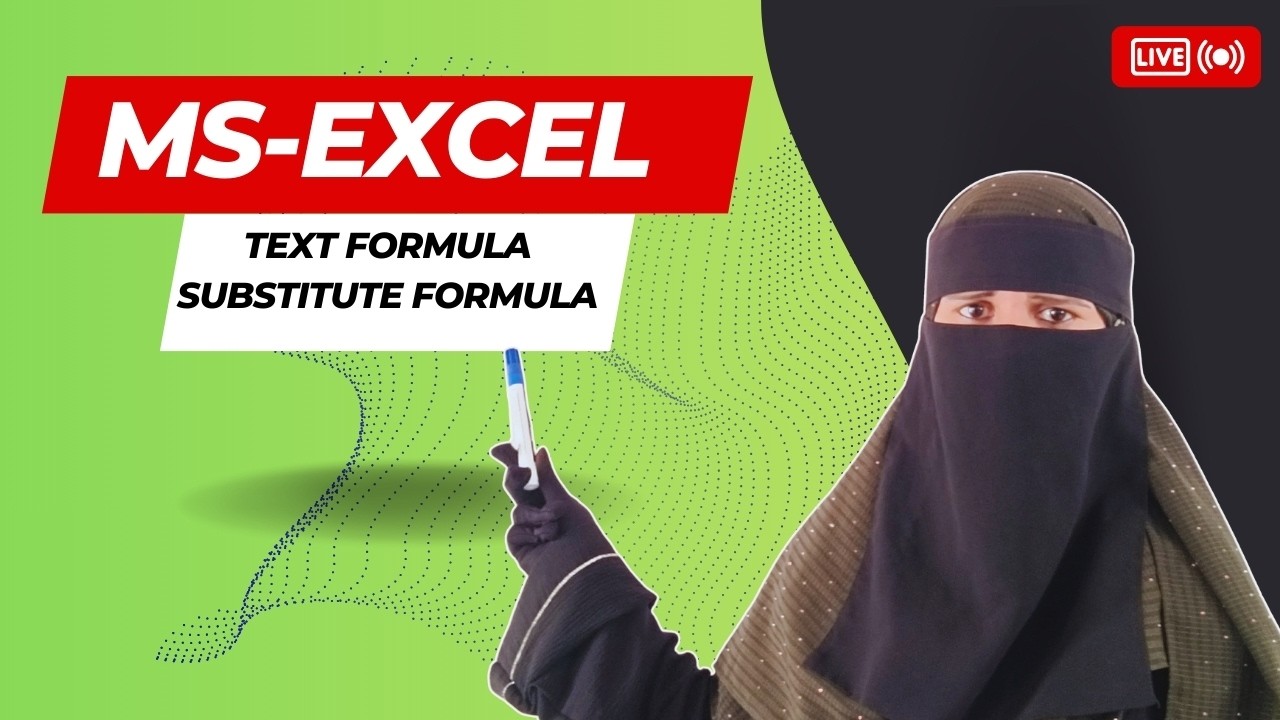 Text & Substitute Formulas in Excel | Smart Text Functions | Excel Class
